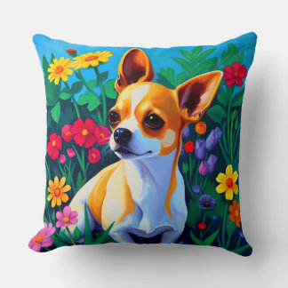 Colorful Chihuahua Kissen