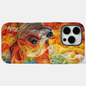 Colorful Chihuahua Portrait Case-Mate iPhone Hülle (Rückseite (Horizontal))