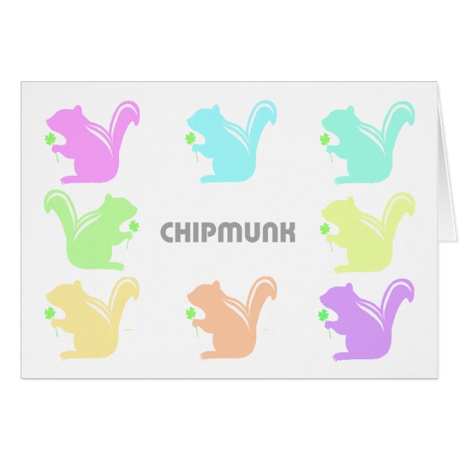 colorful chipmunks (Vorderseite (Horizontal))