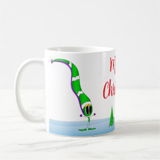 Colorful Christmas Cartoon Kaffeetasse