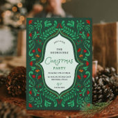 Colorful Christmas Fiesta Party Invitation Einladung