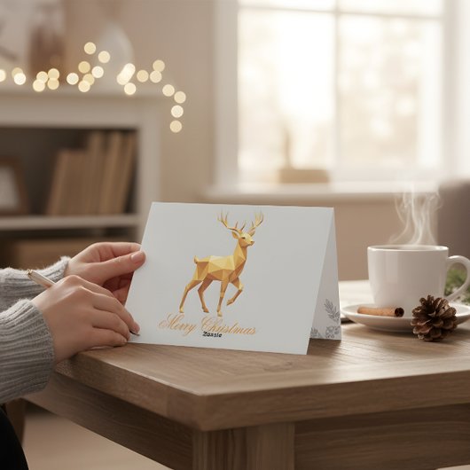 Colorful Christmas Greeting Card for All Styles  Dankeskarte