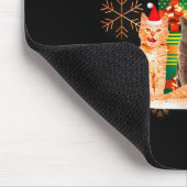 Colorful Christmas Lights Cat Christmas Pajamas Ch Mousepad (Ecke)