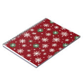 Colorful Christmas Notebook – Festive Winter Desig Notizblock (Linke Seite)