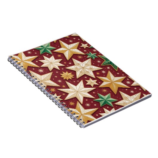 Colorful Christmas Notebook – Festive Winter Desig Notizblock (Rechte Seite)