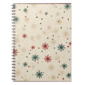 Colorful Christmas Notebook – Festive Winter Desig Notizblock (Vorderseite)