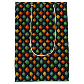 Colorful Christmas Ornaments Mittlere Geschenktüte (Rückseite)