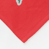 Colorful Christmas Tree Fleecedecke (Ecke)