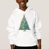 Colorful Christmas Tree Hoodie (Vorderseite)