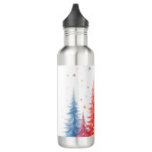 Colorful Christmas Tree Water Bottle Edelstahlflasche (Links)