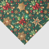 Colorful Christmas Vibe Festive Pattern Seidenpapier (Detail)