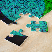 Colorful Circle Deconstruction Art Puzzle (Seite)