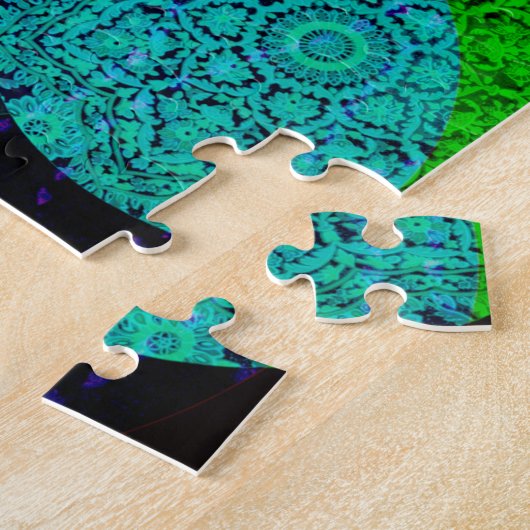 Colorful Circle Deconstruction Art Puzzle (Seite)