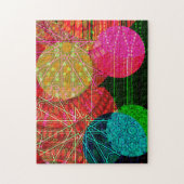 Colorful Circle Deconstruction Art Puzzle (Vertikal)