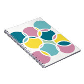 Colorful Circle Design – Fun Geometric Print Notizblock (Rechte Seite)