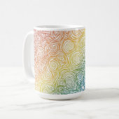Colorful circles kaffeetasse (Vorderseite Links)