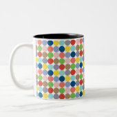 colorful circles of pastel color... zweifarbige tasse (Links)