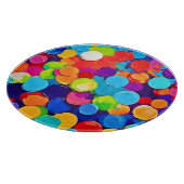 Colorful Circles Symphonic Art Schneidebrett (Ecke)