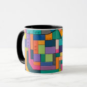 Colorful Circuitry Tasse (Vorderseite Links)
