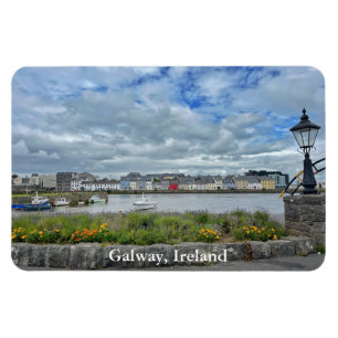 Colorful Claddagh (Galway Bay) in Galway, Irland Magnet