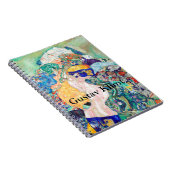 Colorful Classic Baby (Cradle) von Gustav Klimt Notizblock (Rechte Seite)
