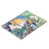 Colorful Classic Baby (Cradle) von Gustav Klimt Notizblock (Linke Seite)