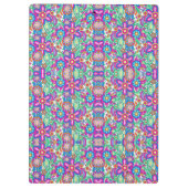 Colorful clipboard featuring a symmetrical klemmbrett (Rückseite)