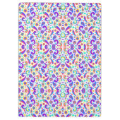 Colorful clipboard with a vibrant klemmbrett (Rückseite)