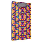 Colorful clipboard with vibrant geometric  klemmbrett (Rechts)