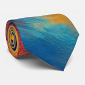 Colorful Clouds in Motion Krawatte (Gerollt)