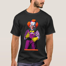 Colorful Clown Character In Bright Costume