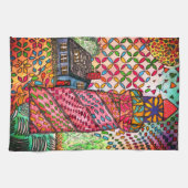 Colorful Coastal Leuchtturm Küche Handtuch (Horizontal)