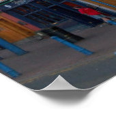 Colorful Cobh Poster (Ecke)