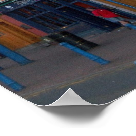 Colorful Cobh Poster (Ecke)