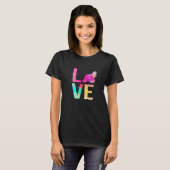 Colorful Cocker Spanel Hund Mama Cocker Spaniel T-Shirt (Vorne ganz)