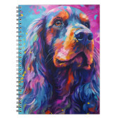 Colorful Cocker Spaniel Notizblock (Vorderseite)
