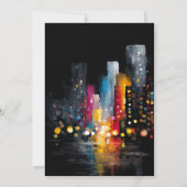 Colorful Cocktails Engagement Party Einladung (Rückseite)