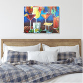 Colorful Cocktails Wall Art Leinwanddruck (Insitu (Schlafzimmer))
