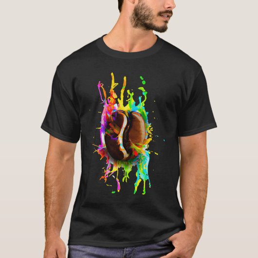 Colorful Coffee Bean T-Shirt (Vorderseite)