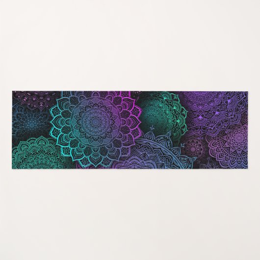 Colorful collections of mandala's yogamatte (Vorderseite (Horizontal))