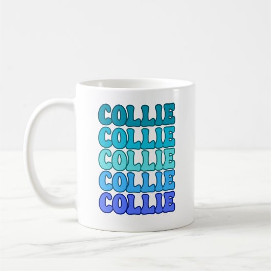 Colorful Collie Tasse (Links)