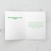 Colorful Confetti 4th Birthday Card Karte (Innenseite)