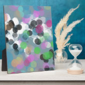 Colorful Confetti Bokeh Dots Fotoplatte (Seite)