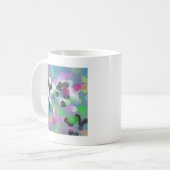 Colorful Confetti Bokeh Dots Kaffeetasse (Vorderseite Links)