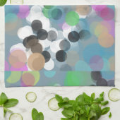 Colorful Confetti Bokeh Dots Küchentuch (Gefaltet)
