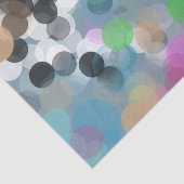 Colorful Confetti Bokeh Dots Seidenpapier (Ausschnitt)