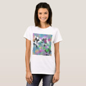Colorful Confetti Bokeh Dots T-Shirt (Vorne ganz)