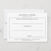 Colorful Confetti Bokeh über das Graue Geschenkzer (Rückseite)