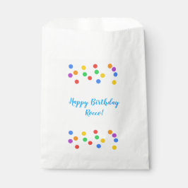 Colorful Confetti Dots Geburtstagsparty Gunst Bag Geschenktütchen