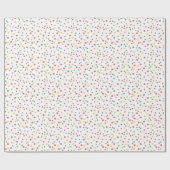 Colorful Confetti Dots Geschenkpapier (Flach)